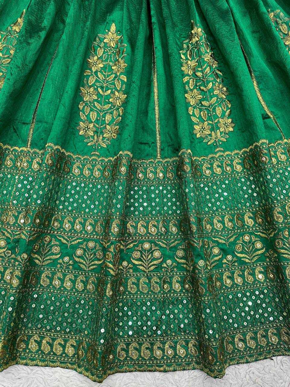 YNF MALBARI SILK RIN162 256 WHOLESALE LEHENGAS MANUFACTURER